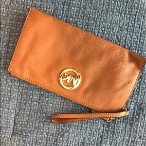 MK Brown Wristlet